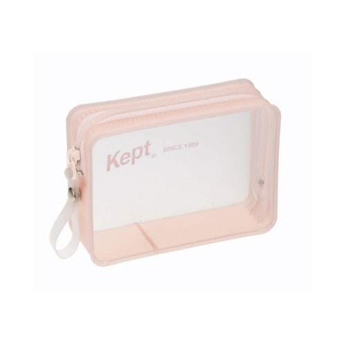 Kept レクトカードポーチ ピンクx2
