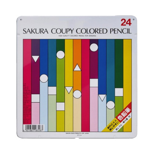ク−ピ−色鉛筆24色(スタンダード)