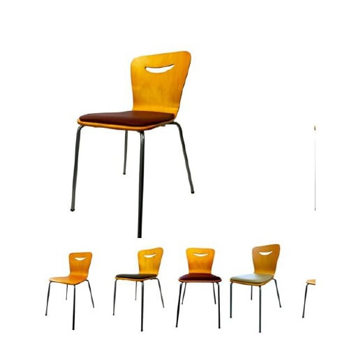 PWチェアクレセントブラウン