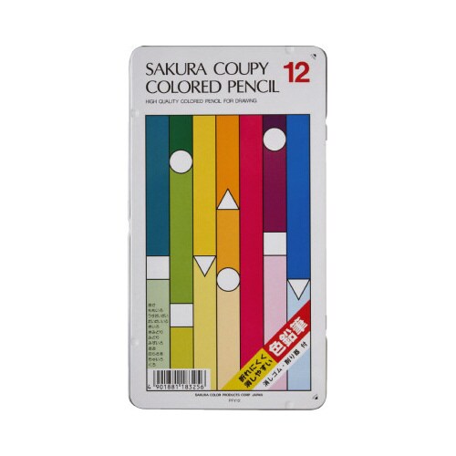 ク−ピ−色鉛筆12色(スタンダ−ド)X3