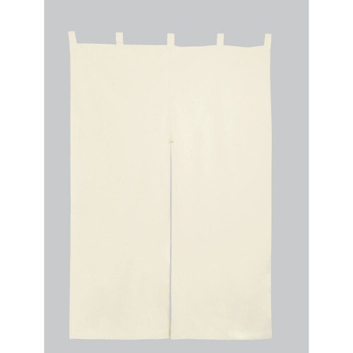 半間のれん2465生成天竺無地