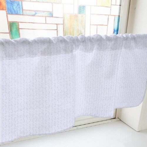 カフェカーテン40651丸紫