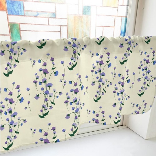 カフェカーテン40803スミレ黄