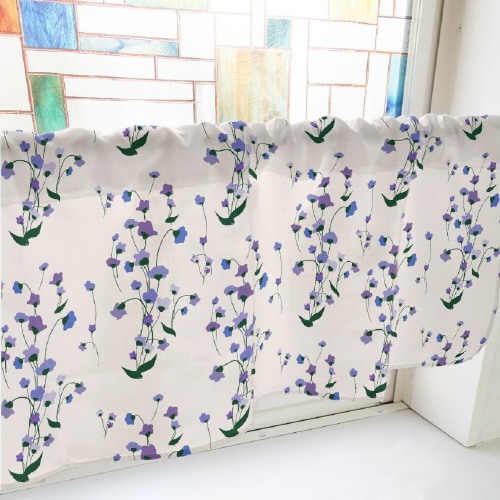 カフェカーテン40804スミレベージュ