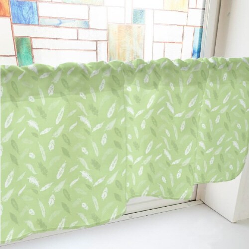 カフェカーテン41030羽黄緑