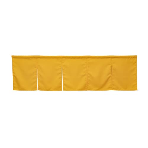 5巾のれん42050イエロー防炎