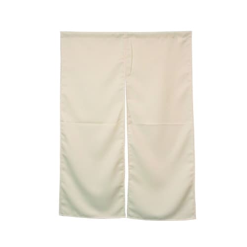 半間のれん42075アイボリー防炎