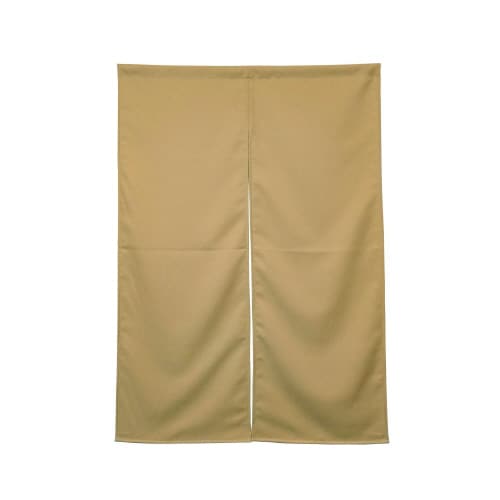 半間のれん42080ベージュ防炎