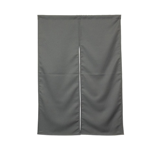 半間のれん42086グレー防炎