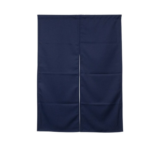 半間のれん42087ネイビー防炎