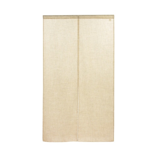 半間のれん44575麻風スラブ無地H1500mm