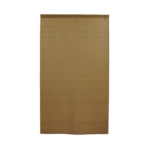 市松レースのれん44609半間ベージュ