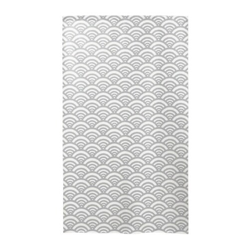 市松レースのれん44641青海波グレー