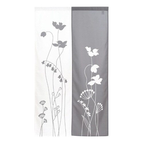 トロピカルのれん46025半間ラインフルール