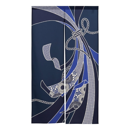 トロマットのれん46027半間紋様束ねのし