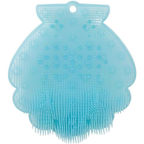 抗菌フットブラシシェル アクアブルー