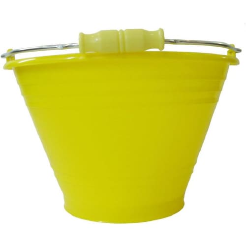 強力バケツ 10L イエロー×2