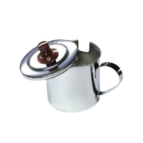 お好み焼用ソースポット 小(ツマミ赤)