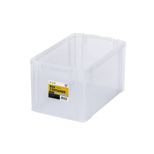 ボックスコンテナ 中 深型 クリア B−21R×3