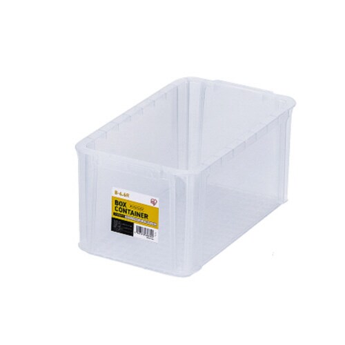 ボックスコンテナ B−6.6R クリア×6