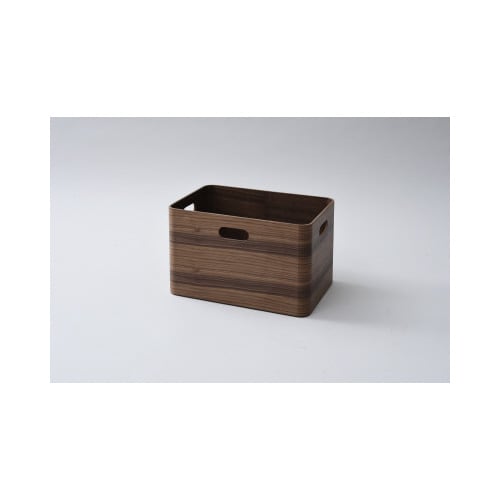 積み重ねが出来る天然木 収納ボックス BR