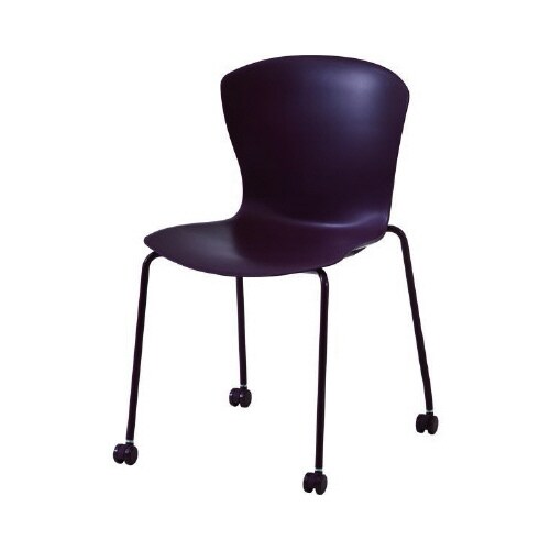 ミモレチェアキャスター ボルドー 4脚