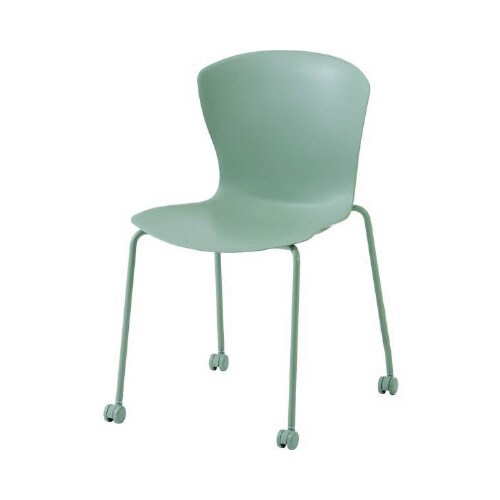 ミモレチェアキャスター ミントグリーン 4脚