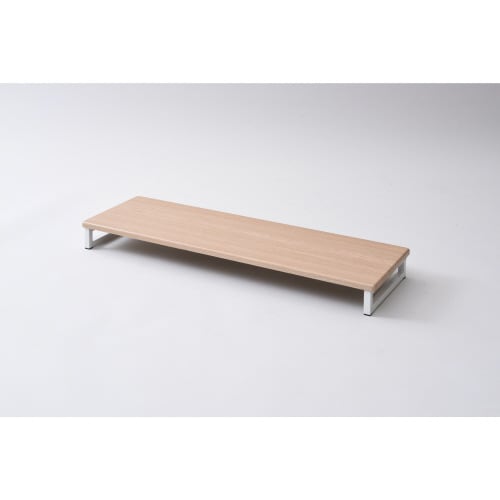 デスク上スタンド 机上台 モニター台 ナチュラル