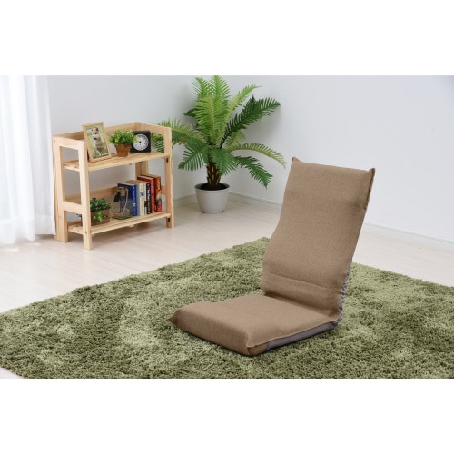 コンパクトに2つ折りできるハイバック座椅子BE