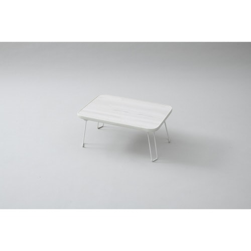 折れ脚コンパクトテーブル 木目ホワイト