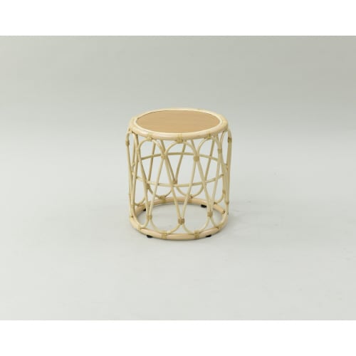 籐ラウンドテーブル