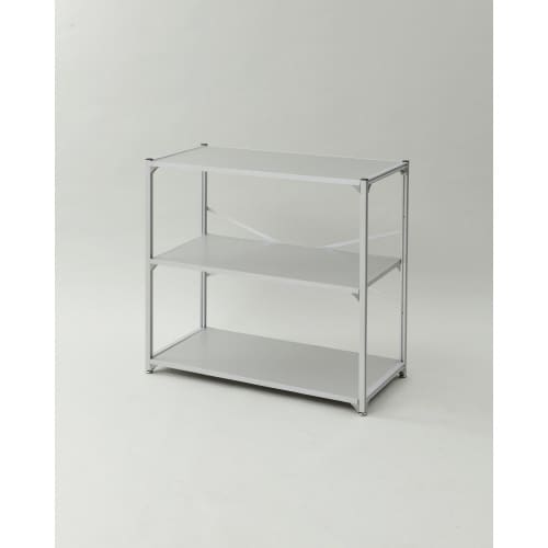 アルミラック3段