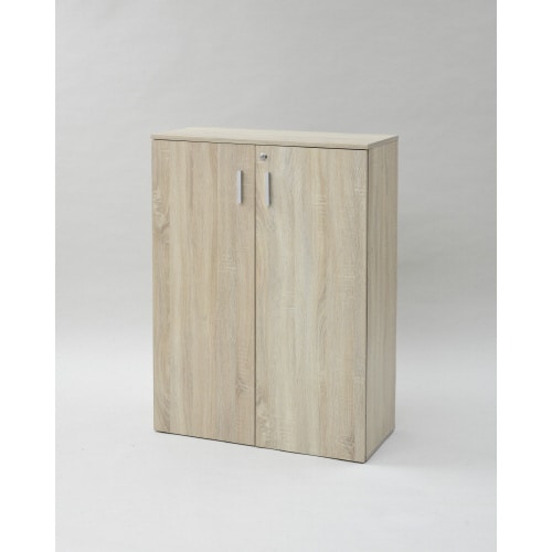 木製シェルフ 両開き 3段 OAK