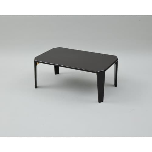 脚折れテーブル 幅75 ダークブラウン