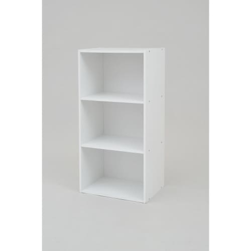 カラーボックス3段 ホワイト