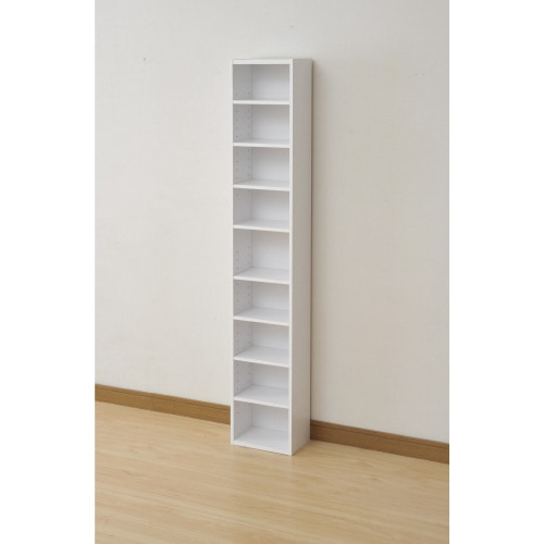 コミック・CD・DVD収納ラック ホワイト