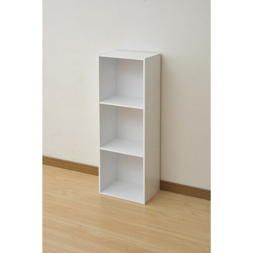 A4カラーボックス3段 WH