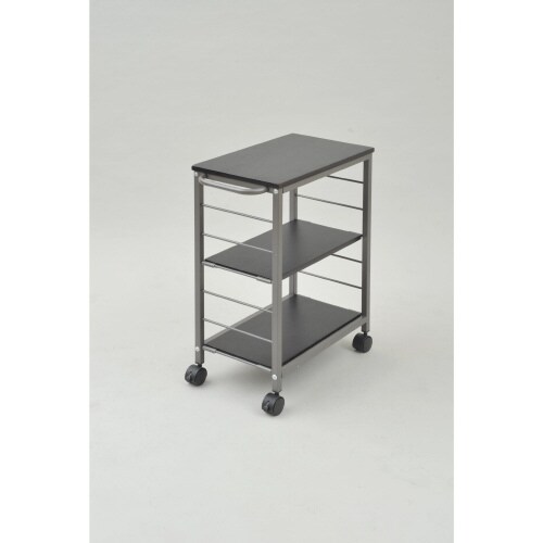 ストッパー2個付 5段階高さ調整 マルチワゴンBK