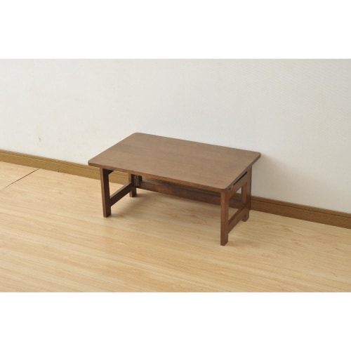 天然木折りたたみデスク 高さ32cm