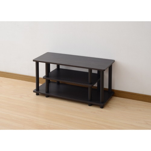 オープン システムラックTV台 幅80 DBR