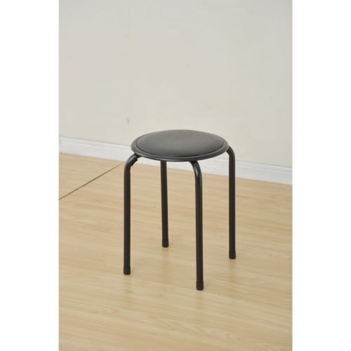 スタッキングスツール ブラック