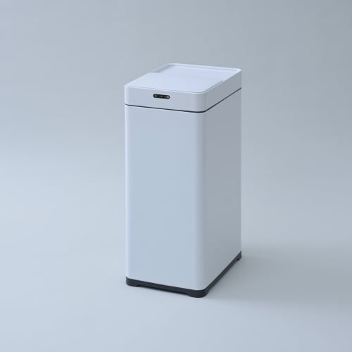 センサー付きゴミ箱45L WH