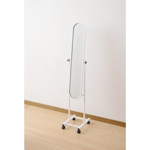 姿見サイズ キャスター付スタンドミラー