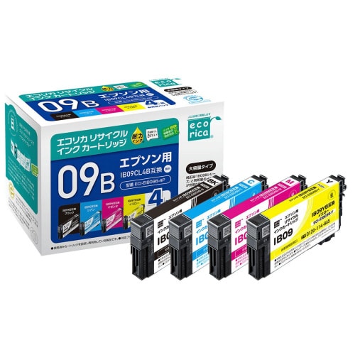 リサイクルインク エプソン IB09CL4B 4色