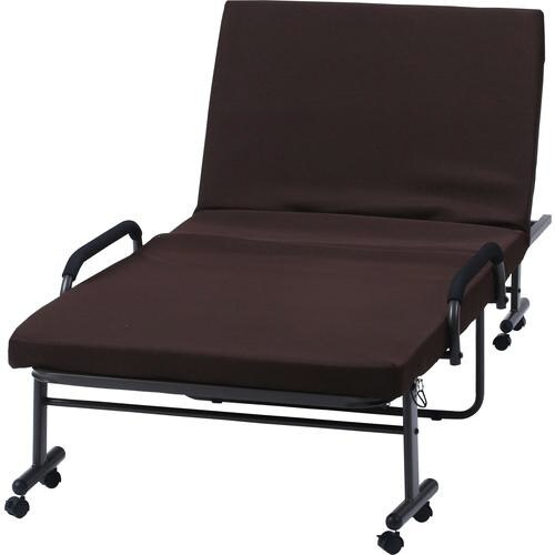 低反発折りたたみベッドフリーロック42段 高床