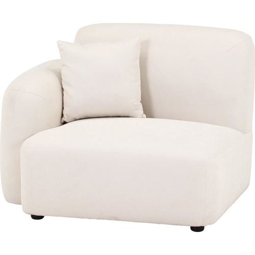 Chamill 1人掛けソファ(右肘) アイボリー