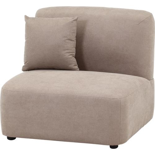 Chamill 1人掛けソファ グレージュ