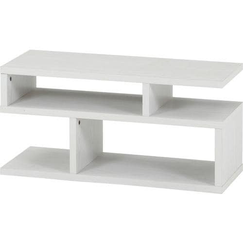 S字型TV台 80幅 オークWH