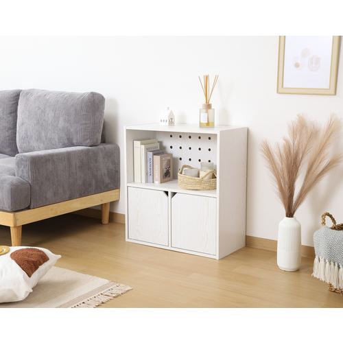 連結できる収納ボックス オーク WH