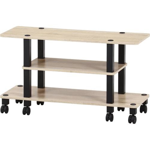 フィット TV台(キャスター付) オーク